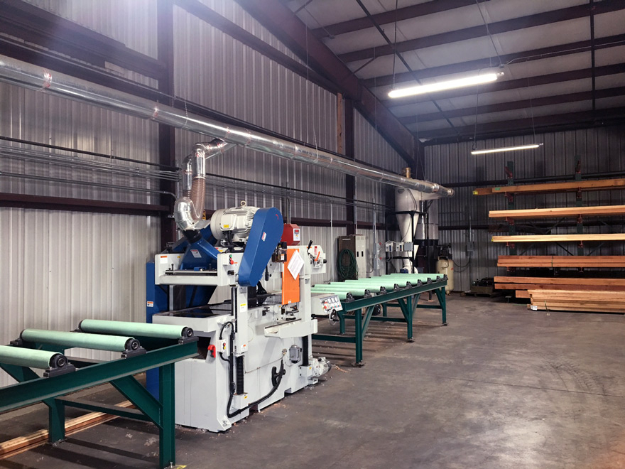 Direct Drive Installation at Local Millwork Company