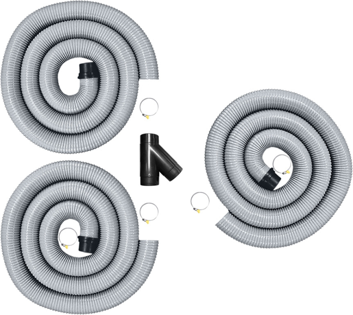 2.5" x 25' Multi-Tool Contractor Hose Kit
