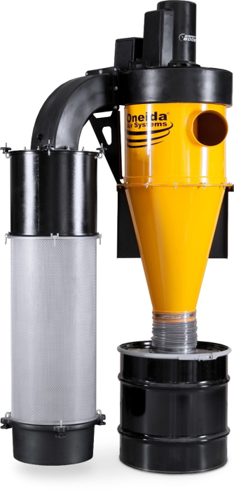 3hp Dust Gorilla Pro SMART Boost 35 Gal. Wall-Mounted HEPA-GFM Cyclone Dust Collector