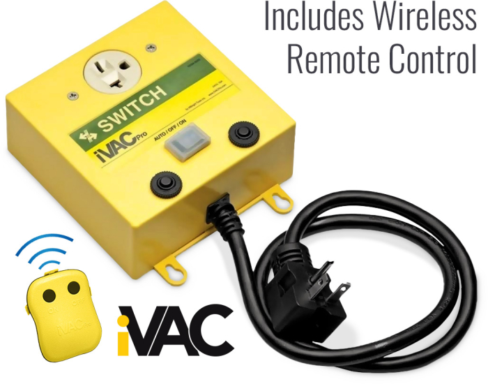 240V 20A iVAC Pro Automated Dust Control Switch