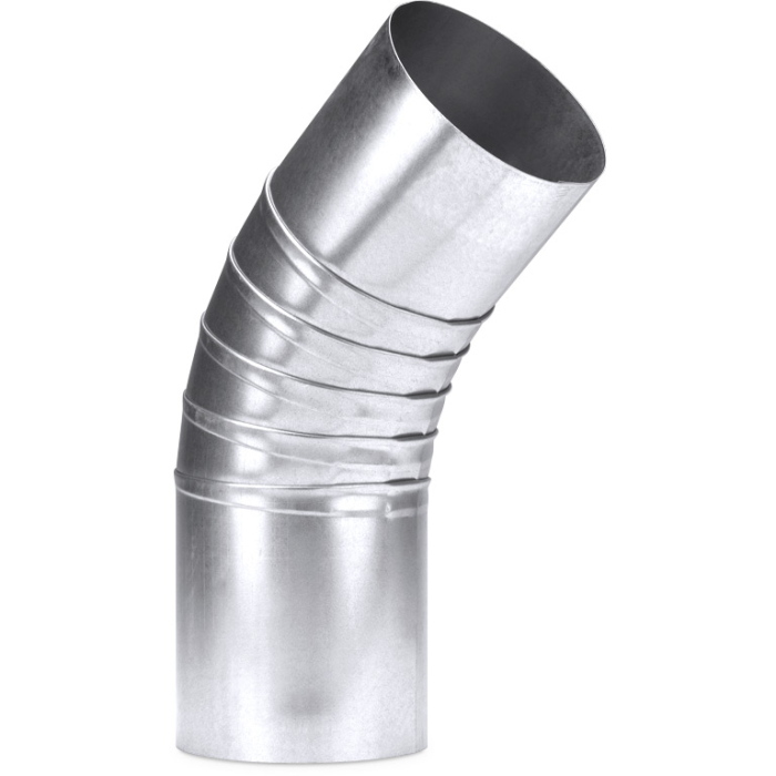7" 45 Deg. Spiral Pipe Elbow