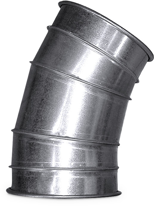 10" Quick-Clamp Duct 30 Deg. Long Radius Elbow