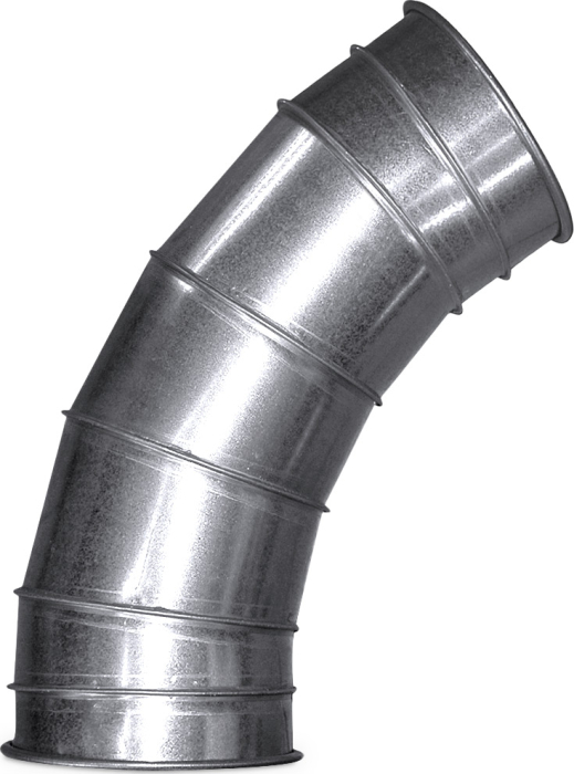 14" Quick-Clamp Duct 60 Deg. Long Radius Elbow