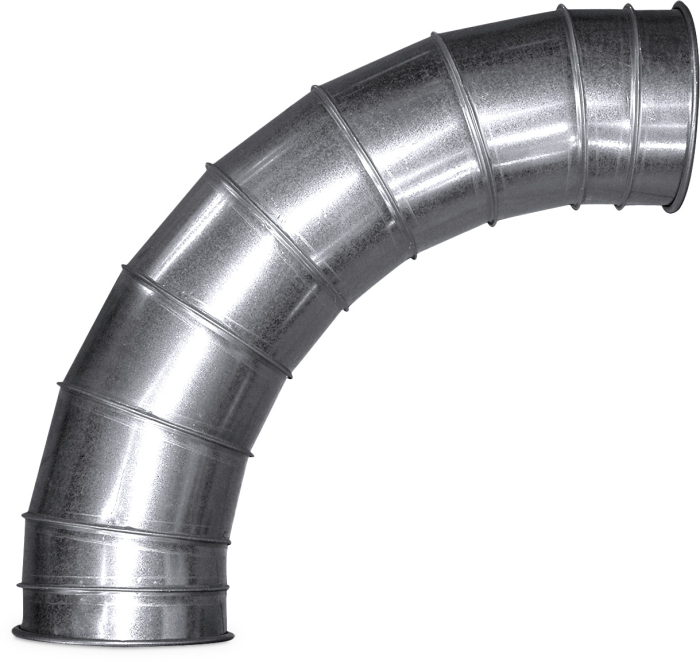 Quick-Clamp Duct Long Radius Elbows