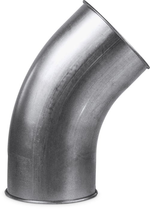 7" Quick-Clamp Duct 45 Deg. Long Radius Elbow