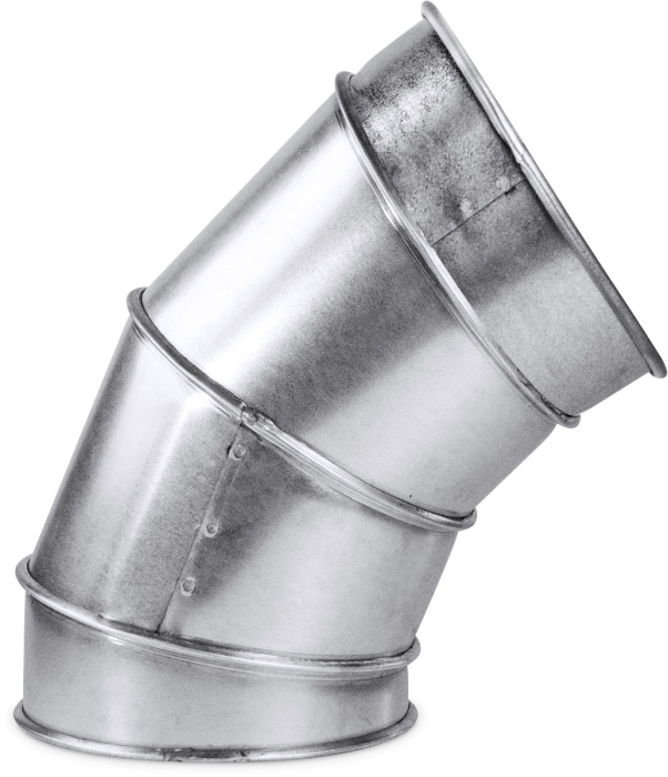 8" Quick-Clamp Duct 60 Deg. Short Radius Elbow