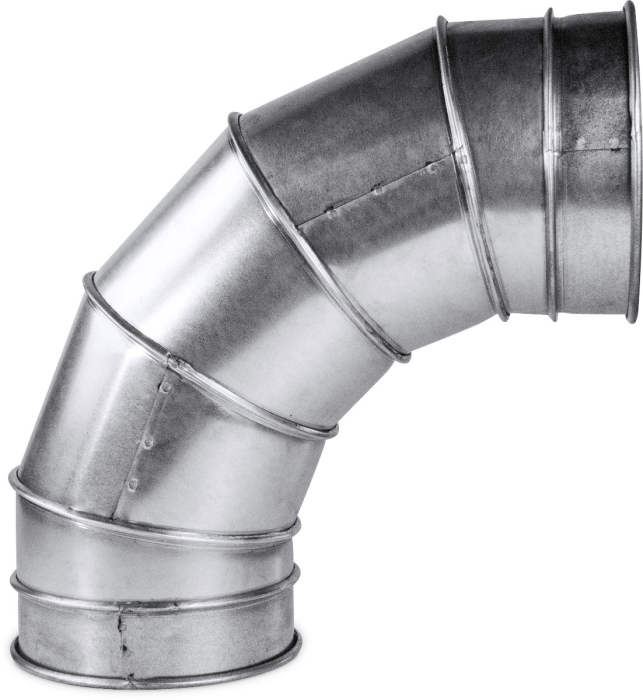 10" Quick-Clamp Duct 90 Deg. Short Radius Elbow