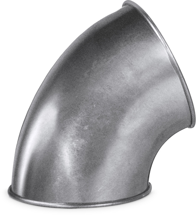 7" Quick-Clamp Duct 60 Deg. Short Radius Elbow