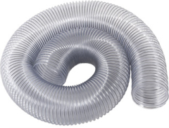 7" x 10' Clear Reinforced Anti-Static Urethane Flex-Hose
