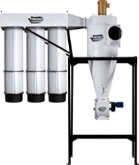 10hp 230V Direct Drive Industrial MERV-13 Cyclone Dust Collector w/ Air Lock