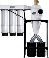 10hp 460V Direct Drive Industrial 110 Gal. MERV-13 Cyclone Dust Collector