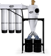 10hp Direct Drive Industrial MERV-13 Cyclone Dust Collector