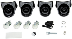 Dust Bucket Caster Mount & Tether Kit
