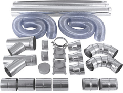 Schematic view of Intermediate Ductwork Package for 2 Tools #KDZ000002