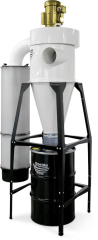 5hp 460V High Vacuum 55 Gal. Freestanding MERV-13 Cyclone Dust Collector