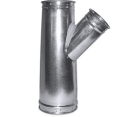 Quick-Clamp Duct Wye Joints