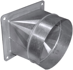 Square to Round Blower Outlet Adapters