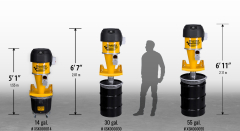 Supercell Turbo High-Pressure Wall-Mounted HEPA-GFM Cyclone Dust Collector