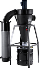 1.5hp 120V V-System 1500 35 Gal. Freestanding HEPA-GFM Cyclone Dust Collector
