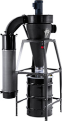 3hp 230V V-System 3000 55 Gal. Freestanding HEPA-GFM Cyclone Dust Collector