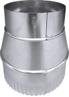 Front view of Metric to Imperial Duct Adapter #DRH100050