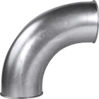 Side view of Quick-Clamp 90 Degree Long Radius Elbow Ductwork Fitting #GEL079000