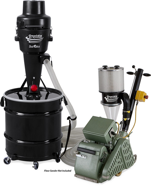 Vortex Floor Sanding Dust Containment System