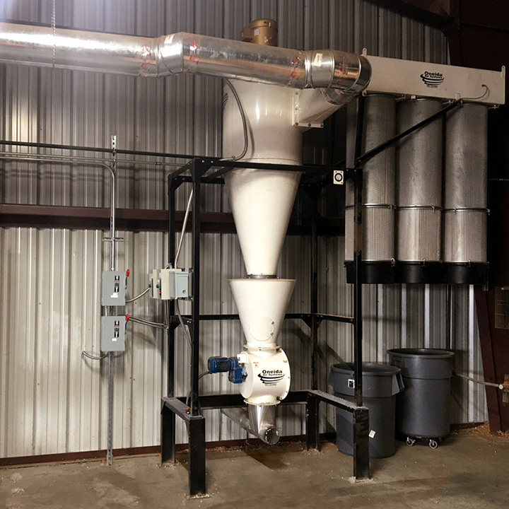 10HP Direct Drive Millwork Install Photo