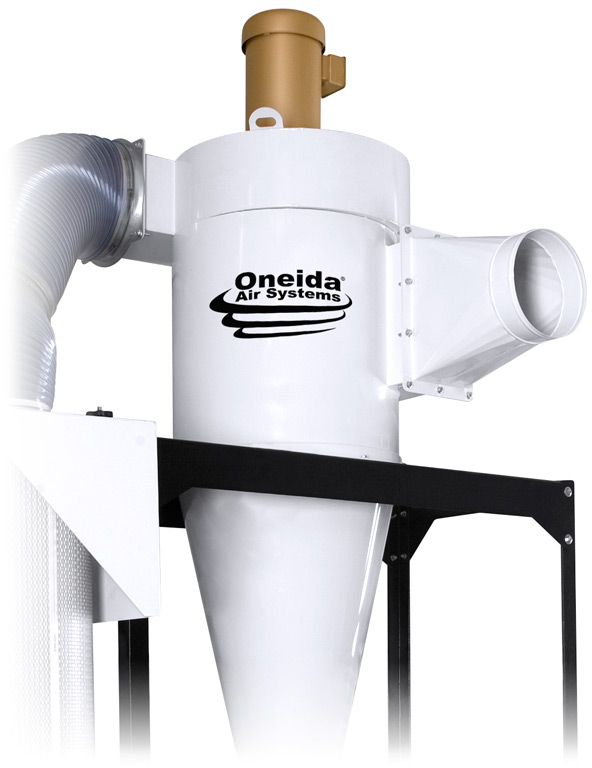 Closeup of Direct Drive cyclone