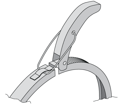 Pre-stretched clamp