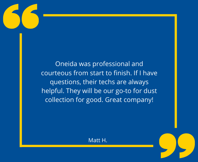 Customer testimonial 1