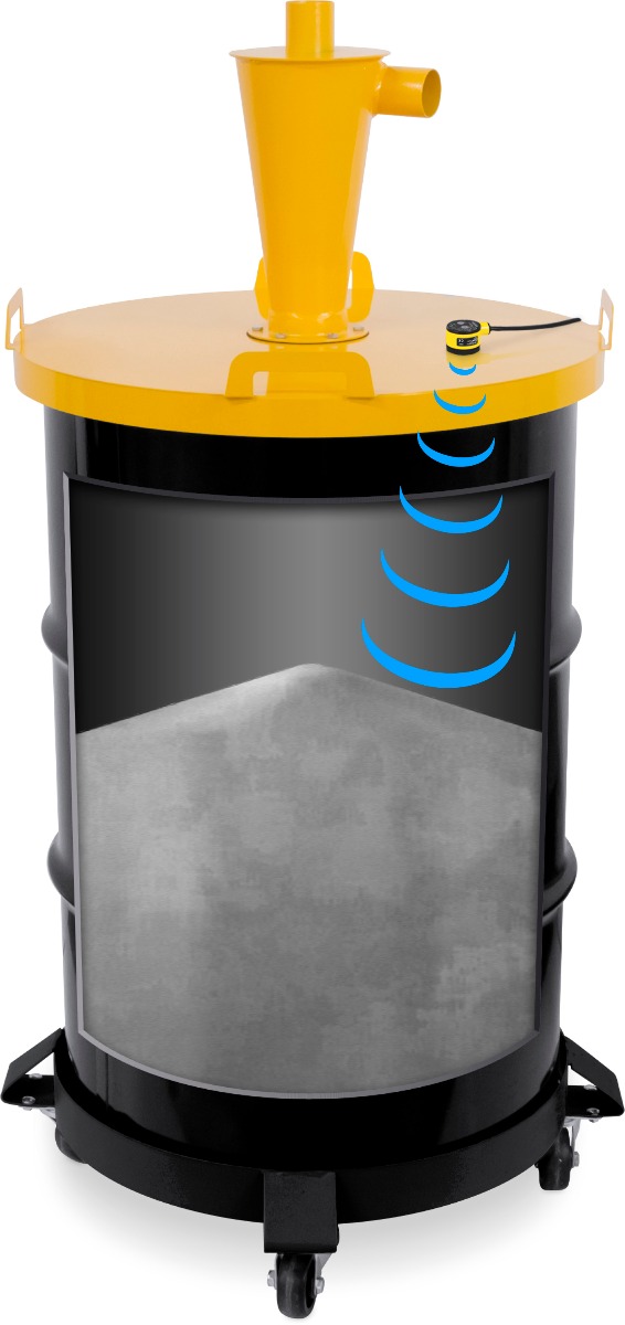 CDD-55 Pre-Separator with Ultrasonic Sensor Installed to Lid