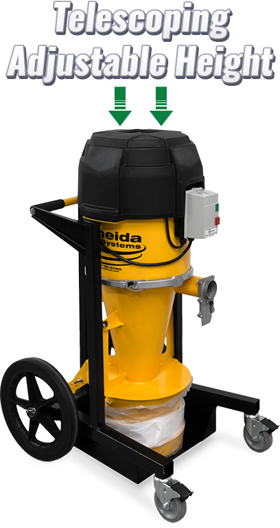 Oneida CC500 Dust Extractor - Telescoping Height