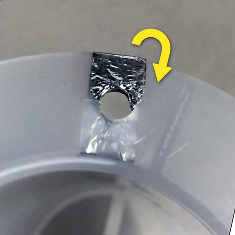 Tape Over the Flange