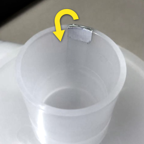 Tape Over the Outlet