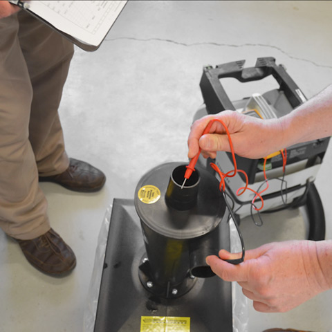 Static testing of the Dust Deputy DIY SD