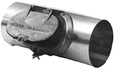 Example installation of a clean-out port