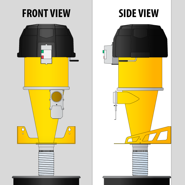 Inlet and Control Box Facing Forward