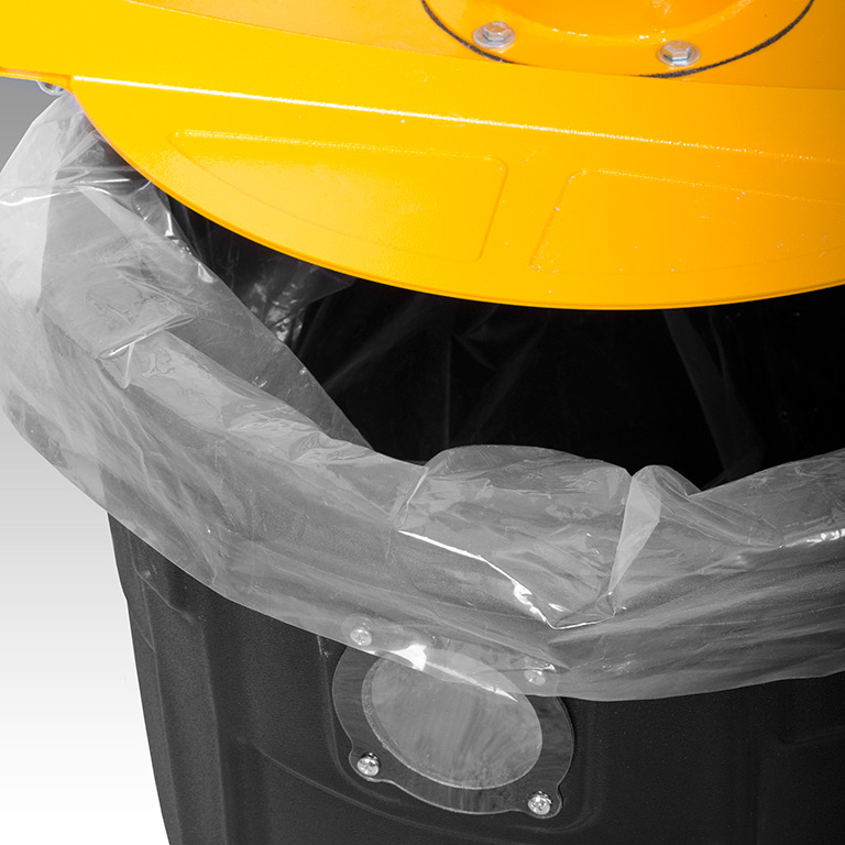 The Supercell's bag hold down system in effect
