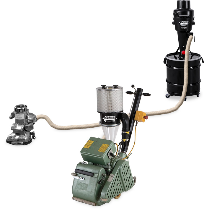 Vortex Equipped Sander and Buffer